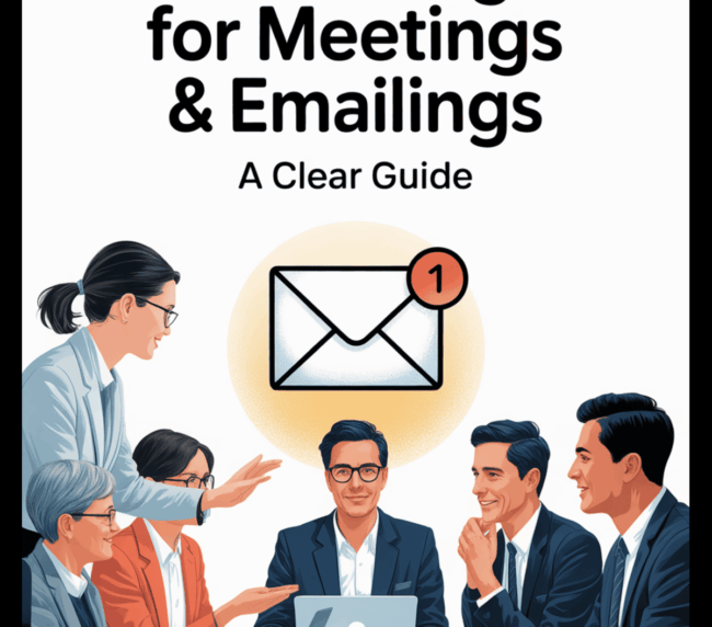 Business English For Meetings & Emailings A Clear Guide